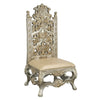 ACME Danae Synthetic Leather Champagne & Gold Side Chair (Set-2) Model DN01198