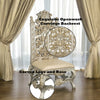 ACME Danae Synthetic Leather Champagne & Gold Side Chair (Set-2) Model DN01198