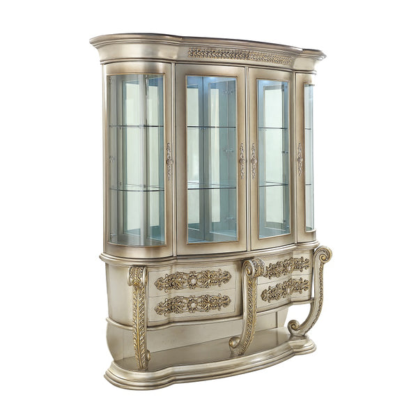 ACME Danae Champagne & Gold Curio Model DN01200