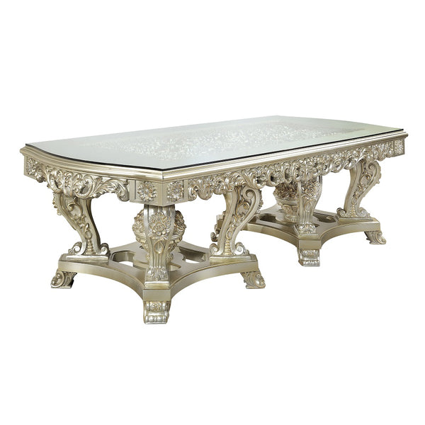 ACME Sorina Antique Gold Dining Table Model DN01208
