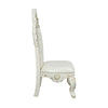 ACME Adara Pearl White Synthetic Leather & Antique White Side Chair (Set-2) Model DN01230