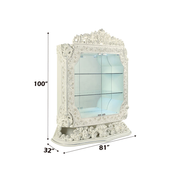 ACME Adara Antique White Curio Model DN01232