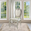 ACME Bently Fabric & Champagne Side Chair (Set-2) Model DN01369