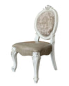 ACME Versailles Synthetic Leather & Bone White Side Chair (Set-2) Model DN01389