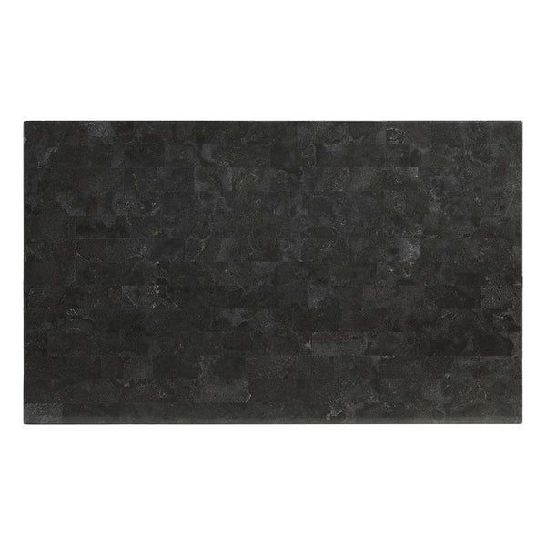 ACME Lanton Natural Marble & Antique White Dining Table Model DN01451