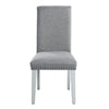 ACME Lanton Gray Linen & Antique White Side Chair (Set-2) Model DN01452