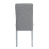 ACME Lanton Gray Linen & Antique White Side Chair (Set-2) Model DN01452
