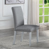 ACME Lanton Gray Linen & Antique White Side Chair (Set-2) Model DN01452