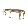 ACME Cabriole Gold Dining Table Model DN01482