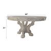 ACME Dresden Bone White Round Dining Table Model DN01700
