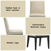 ACME Froja Beige Fabric & Black Side Chair (Set-2) Model DN01803