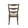 ACME Parfield Fabric & Weathered Oak Side Chair (Set-2) Model DN01808