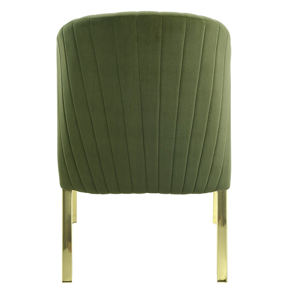 ACME Fallon Green Velvet & Mirrored Gold Side Chair (Set-2) Model DN01956