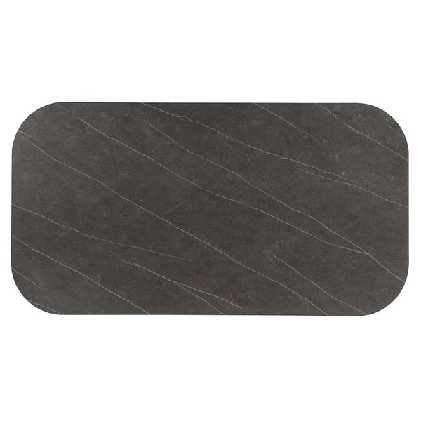 ACME Kasa Sintered Stone Top & Champagne Dining Table Model DN02011