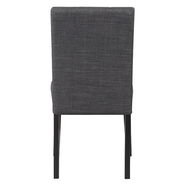 ACME Kusa Engineered Stone & Black 5 Piece Pack Dining Set Model DN02014