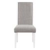 ACME Hollyn Gray Linen & White Side Chair (Set-2) Model DN02160