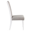 ACME Hollyn Gray Linen & White Side Chair (Set-2) Model DN02160