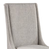 ACME Hollyn Gray Linen & White Side Chair (Set-2) Model DN02161