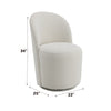 ACME Kinton Beige Boucle Side Chair with Swivel (Set-2) Model DN02219