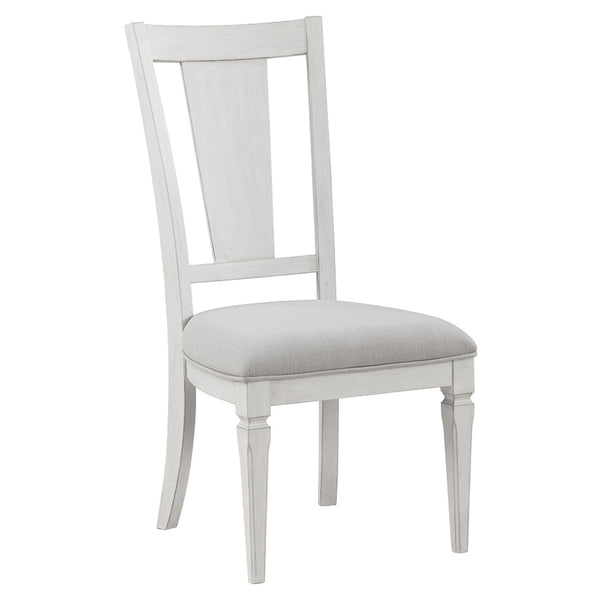 ACME Katia Light Gray Linen & Weathered White Side Chair (Set-2) Model DN02274