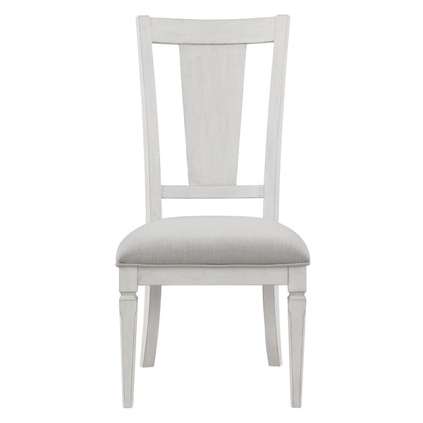 ACME Katia Light Gray Linen & Weathered White Side Chair (Set-2) Model DN02274