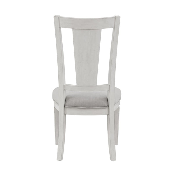 ACME Katia Light Gray Linen & Weathered White Side Chair (Set-2) Model DN02274