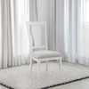 ACME Katia Light Gray Linen & Weathered White Side Chair (Set-2) Model DN02274