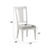 ACME Katia Light Gray Linen & Weathered White Side Chair (Set-2) Model DN02274