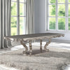 ACME Ariadne Antique Plantinum Dining Table Model DN02281