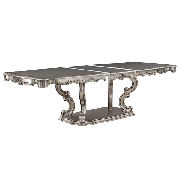 ACME Ariadne Antique Plantinum Dining Table Model DN02281