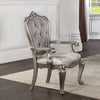 ACME Ariadne Velvet & Antique Plantinum Arm Chair (Set-2) Model DN02283