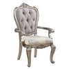 ACME Ariadne Velvet & Antique Plantinum Arm Chair (Set-2) Model DN02283