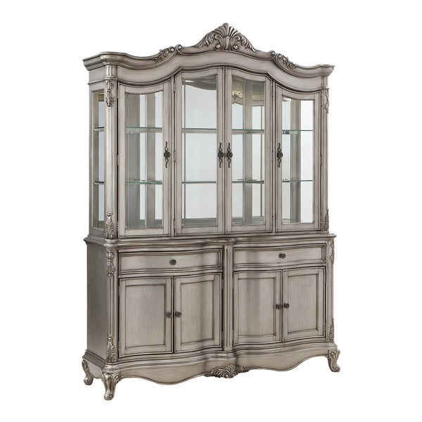 ACME Ariadne Antique Plantinum Hutch & Buffet Model DN02284