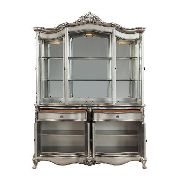 ACME Ariadne Antique Plantinum Hutch & Buffet Model DN02284