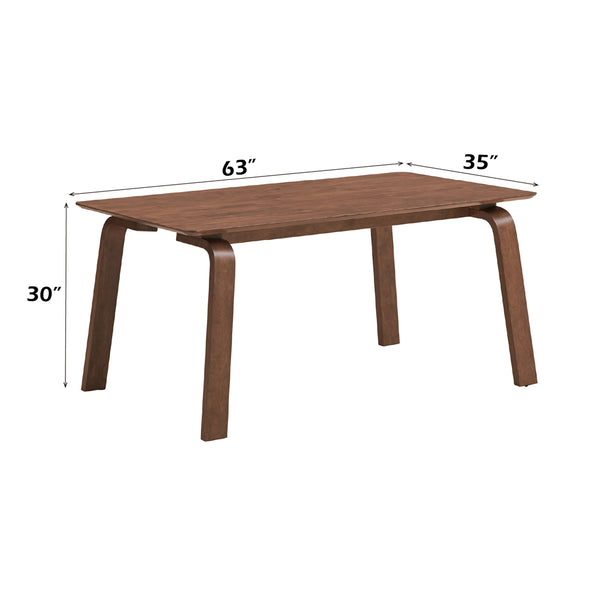 ACME Ginny Walnut Dining Table Model DN02307