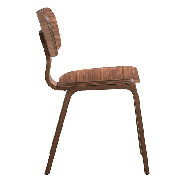 ACME Casson Walnut Side Chair (Set-2) Model DN02310