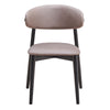 ACME Lanae Gray Polish Mircofiber & Black Side Chair (Set-2) Model DN02365