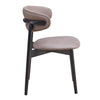 ACME Lanae Gray Polish Mircofiber & Black Side Chair (Set-2) Model DN02365
