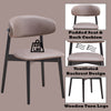 ACME Lanae Gray Polish Mircofiber & Black Side Chair (Set-2) Model DN02365