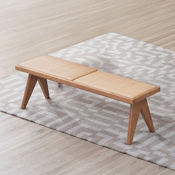 ACME Velentina Rattan & Natural Bench Model DN02374