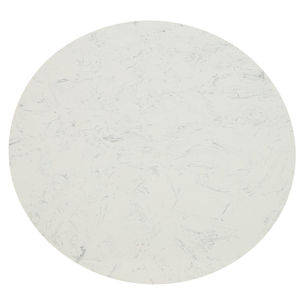 ACME Jaramillo Natural Marble Top & Black Counter Height Table Model DN02655