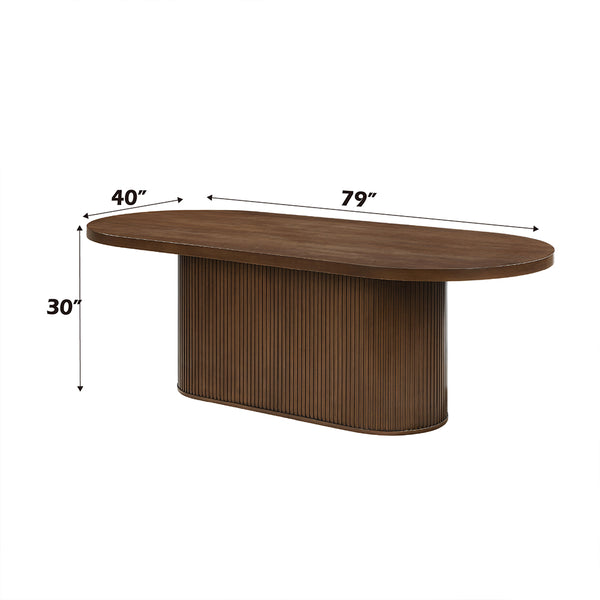 ACME Gamarya Dark Oak Dining Table Model DN02855