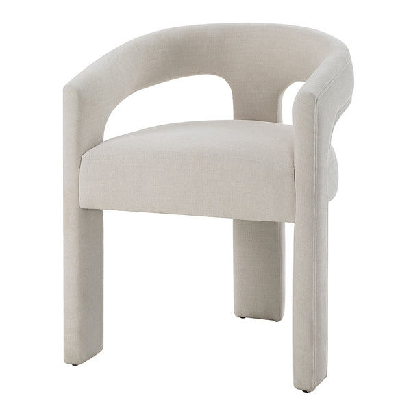 ACME Gamarya Beige Chenille Arm Chair (Set-2) Model DN02856