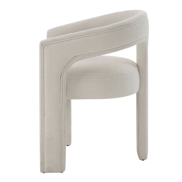 ACME Gamarya Beige Chenille Arm Chair (Set-2) Model DN02856