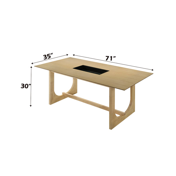 ACME Blayde Natural Dining Table Model DN02865