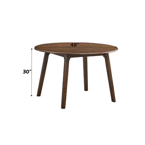 ACME Keiki Walnut Round Dining Table Model DN02915