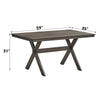 ACME Marit Gray Dining Table Model DN02935