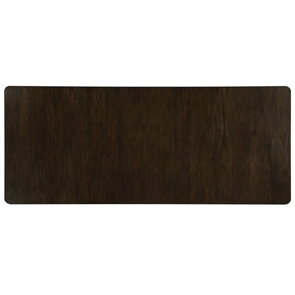 ACME Carena White & Walnut Dining Table with Leaf Model DN02955