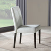 ACME Carena Light Gray Fabric White & Walnut Side Chair (Set-2) Model DN02956