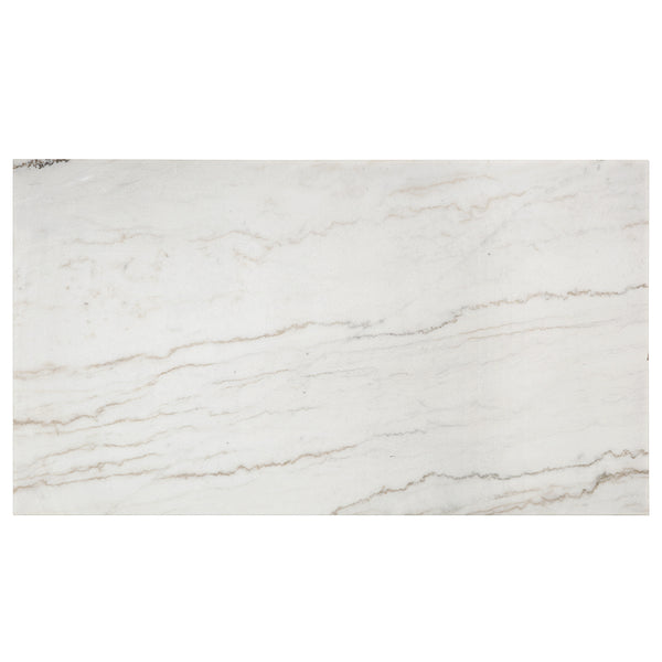 ACME Edwyn White Natural Marble Top & Espresso Dining Table with Natural Marble Top Model DN03195